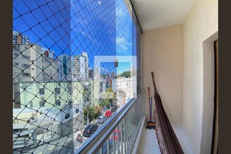 Varanda da Sala de apartamento para alugar com 2 quartos, 75m² em Graça, Salvador