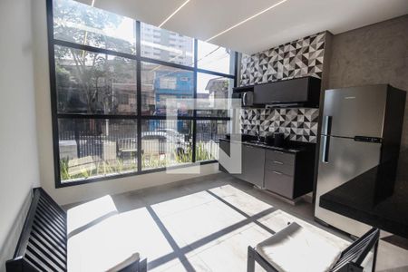 Área comum - Salão de festas de apartamento para alugar com 1 quarto, 35m² em Santana, São Paulo