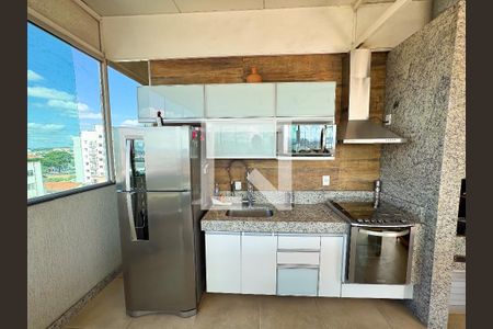 Varanda gourmet de apartamento à venda com 4 quartos, 300m² em Eldorado, Contagem