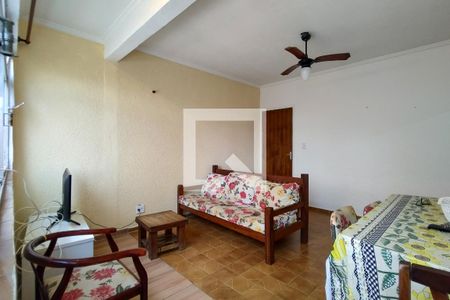 Sala de apartamento para alugar com 1 quarto, 50m² em Vila Caiçara, Praia Grande