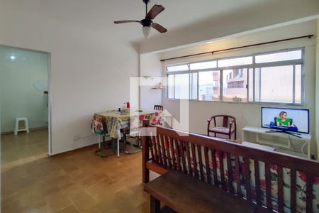 Sala de apartamento para alugar com 1 quarto, 50m² em Vila Caiçara, Praia Grande