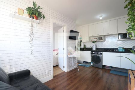 Sala/Cozinha/área de serviço de apartamento à venda com 2 quartos, 35m² em Barra Funda, São Paulo