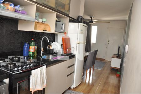 Cozinha e Área de Serviço de apartamento à venda com 2 quartos, 50m² em Parque Bom Retiro, Paulínia
