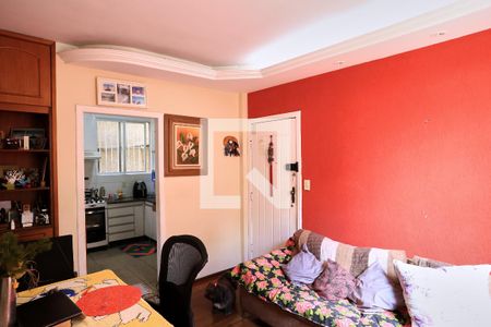 Sala de apartamento à venda com 2 quartos, 56m² em Sagrada Família, Belo Horizonte