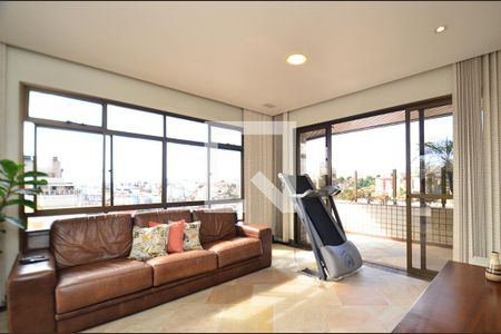 Sala cobertura de apartamento à venda com 4 quartos, 330m² em Cidade Nova, Belo Horizonte