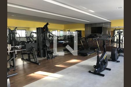 Área comum - Academia de apartamento para alugar com 1 quarto, 44m² em Pinheiros, São Paulo