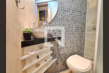 Lavabo de apartamento à venda com 2 quartos, 86m² em Flamengo, Rio de Janeiro