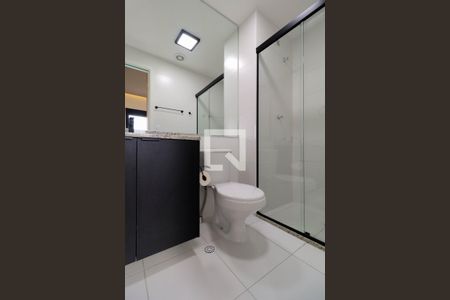 Banheiro da Suíte de kitnet/studio para alugar com 1 quarto, 24m² em Pinheiros, São Paulo