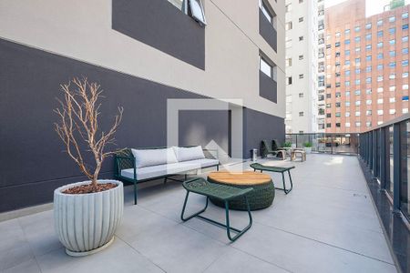 Área comum de kitnet/studio para alugar com 1 quarto, 21m² em Jardim Paulista, São Paulo