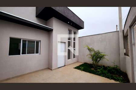 Fachada de casa à venda com 3 quartos, 74m² em Jardim Santa Gertrudes, Jundiaí