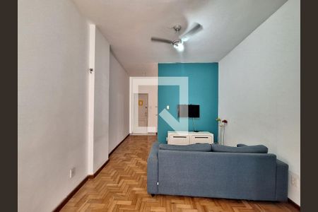 Sala de apartamento para alugar com 1 quarto, 50m² em Flamengo, Rio de Janeiro