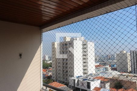 Varanda da Sala de apartamento à venda com 3 quartos, 98m² em Santo Antônio, São Caetano do Sul