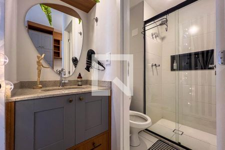 Banheiro de kitnet/studio para alugar com 1 quarto, 25m² em Vila Mariana , São Paulo