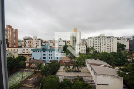 Vista da Sala de apartamento à venda com 1 quarto, 44m² em Menino Deus, Porto Alegre
