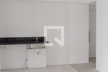 Sala/Cozinha integrados de apartamento à venda com 1 quarto, 32m² em Jardim Paulista, São Paulo
