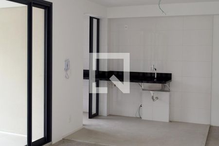 Sala/Cozinha integrados de apartamento à venda com 1 quarto, 32m² em Jardim Paulista, São Paulo