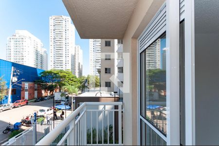 Varanda de apartamento à venda com 1 quarto, 27m² em Parque Industrial Tomas Edson, São Paulo