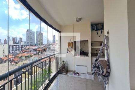 Varanda da Sala de apartamento à venda com 3 quartos, 91m² em Vila Prudente, São Paulo