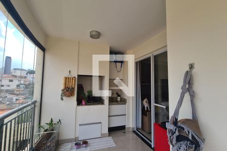 Varanda da Sala de apartamento à venda com 3 quartos, 91m² em Vila Prudente, São Paulo
