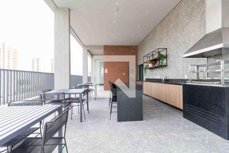 Área comum - Churrasqueira de kitnet/studio para alugar com 1 quarto, 32m² em Vila Gomes Cardim, São Paulo