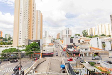 Varanda - vista de kitnet/studio para alugar com 1 quarto, 32m² em Vila Gomes Cardim, São Paulo