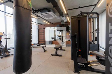 Área comum - Academia de kitnet/studio para alugar com 1 quarto, 32m² em Vila Gomes Cardim, São Paulo