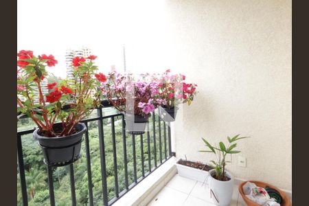 Sacada/Sala de apartamento à venda com 2 quartos, 64m² em Vila Andrade, São Paulo