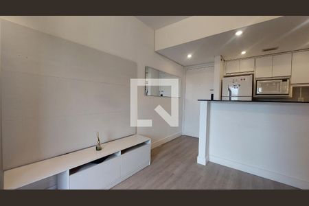 Cozinha de kitnet/studio para alugar com 1 quarto, 37m² em Indianópolis, São Paulo