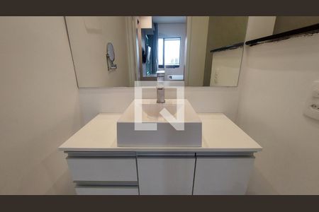 Banheiro da Suíte de kitnet/studio para alugar com 1 quarto, 37m² em Indianópolis, São Paulo