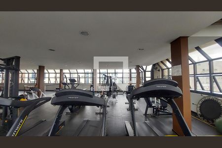 Área comum - Academia de kitnet/studio para alugar com 1 quarto, 37m² em Indianópolis, São Paulo