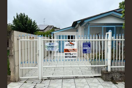 Fachada + Plaquinha de casa à venda com 3 quartos, 136m² em Feitoria, São Leopoldo
