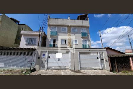 Fachada + Placa de apartamento à venda com 2 quartos, 74m² em Vila Junqueira, Santo André