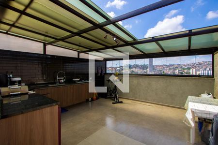 Espaço gourmet de apartamento à venda com 2 quartos, 74m² em Vila Junqueira, Santo André