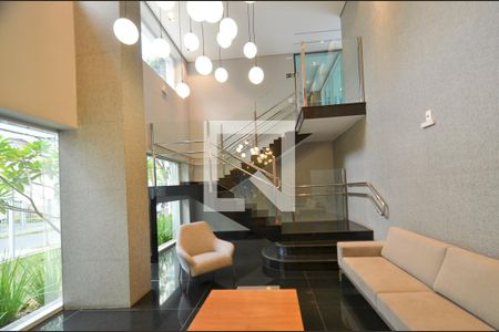 Hall de entrada de apartamento para alugar com 4 quartos, 139m² em Cidade Nova, Belo Horizonte