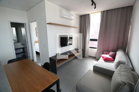 Sala de apartamento para alugar com 1 quarto, 44m² em Cambuí, Campinas