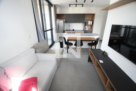 Sala de apartamento para alugar com 1 quarto, 44m² em Cambuí, Campinas