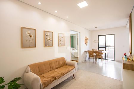 Sala de apartamento à venda com 2 quartos, 68m² em Vila Santa Teresa, Santo André