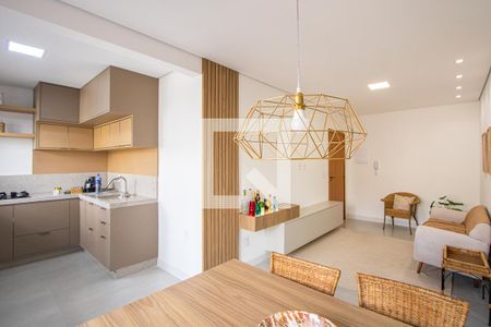 Sala de apartamento à venda com 2 quartos, 68m² em Vila Santa Teresa, Santo André