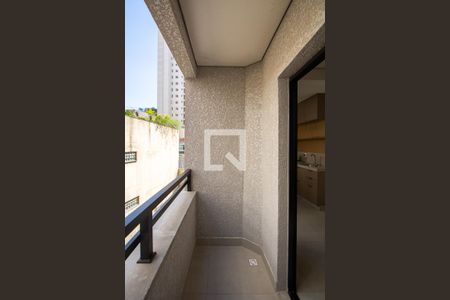 Varanda da sala de apartamento à venda com 2 quartos, 68m² em Vila Santa Teresa, Santo André
