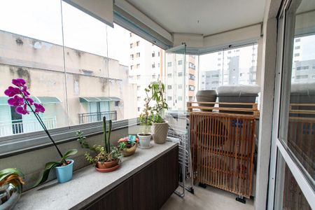 Varanda Sala de apartamento à venda com 3 quartos, 82m² em Vila Clementino, São Paulo