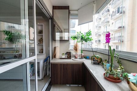 Varanda Sala de apartamento à venda com 3 quartos, 82m² em Vila Clementino, São Paulo