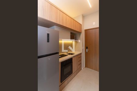 Cozinha de kitnet/studio à venda com 1 quarto, 33m² em Perdizes, São Paulo