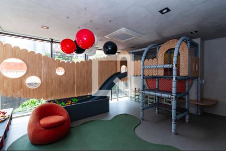Área Comum - Brinquedoteca de kitnet/studio à venda com 1 quarto, 33m² em Perdizes, São Paulo