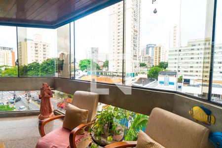 Sacada da Sala de apartamento para alugar com 3 quartos, 120m² em Vila Clementino, São Paulo