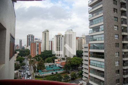 Vista Varanda Sala de apartamento à venda com 2 quartos, 79m² em Brooklin, São Paulo