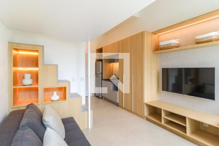 Sala/Quarto de kitnet/studio para alugar com 1 quarto, 29m² em Jardim das Acacias, São Paulo