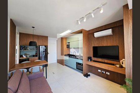 Sala/ Cozinha de apartamento à venda com 1 quarto, 38m² em Vila Mariana, São Paulo