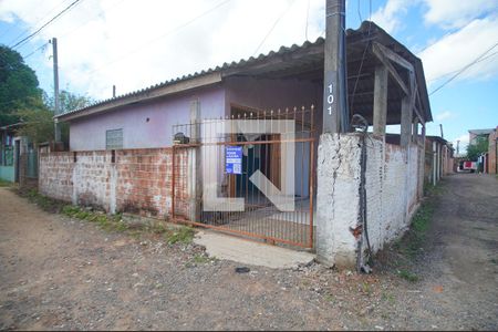 Fachada + Plaquinha  de casa à venda com 2 quartos, 60m² em Santo Afonso, Novo Hamburgo