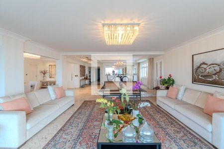 Sala de apartamento à venda com 4 quartos, 324m² em Morro dos Ingleses, São Paulo