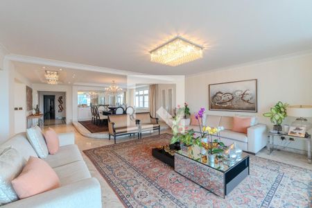 Sala de apartamento à venda com 4 quartos, 324m² em Morro dos Ingleses, São Paulo